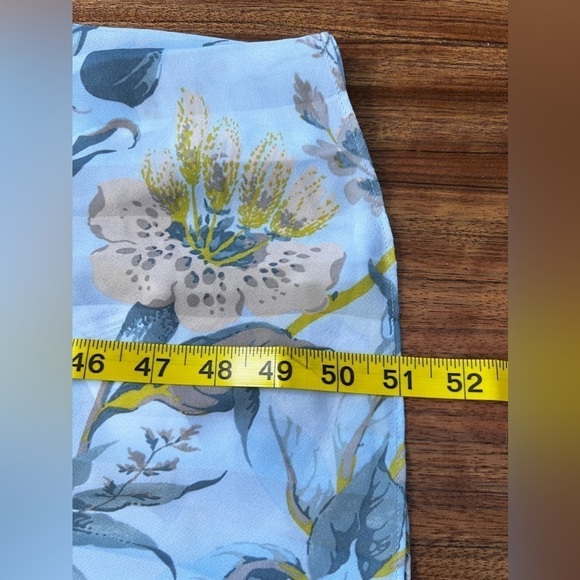 VINCE Marine Garden Pleated Cami Dress size medium - Picture 8 of 14